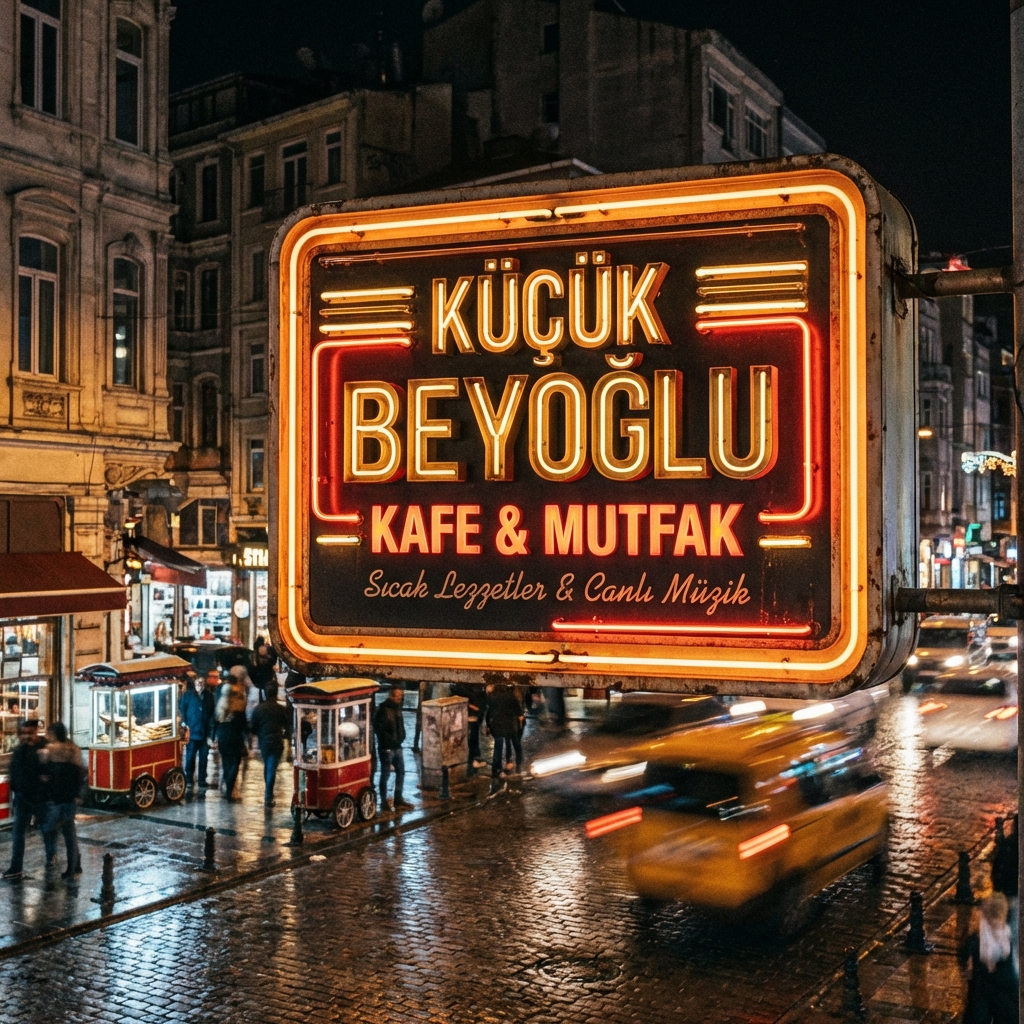 Işıklı Tabela Örneği